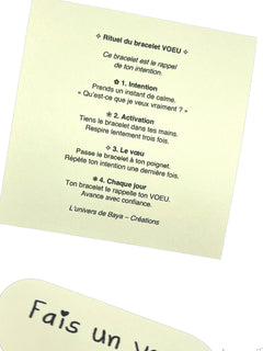 Bracelet vœu