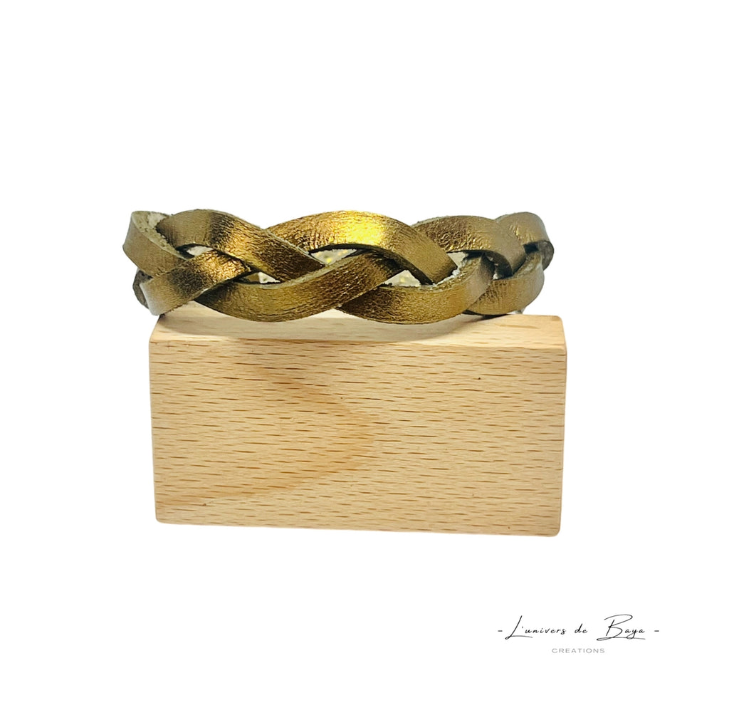 Bracelet Tresse en cuir