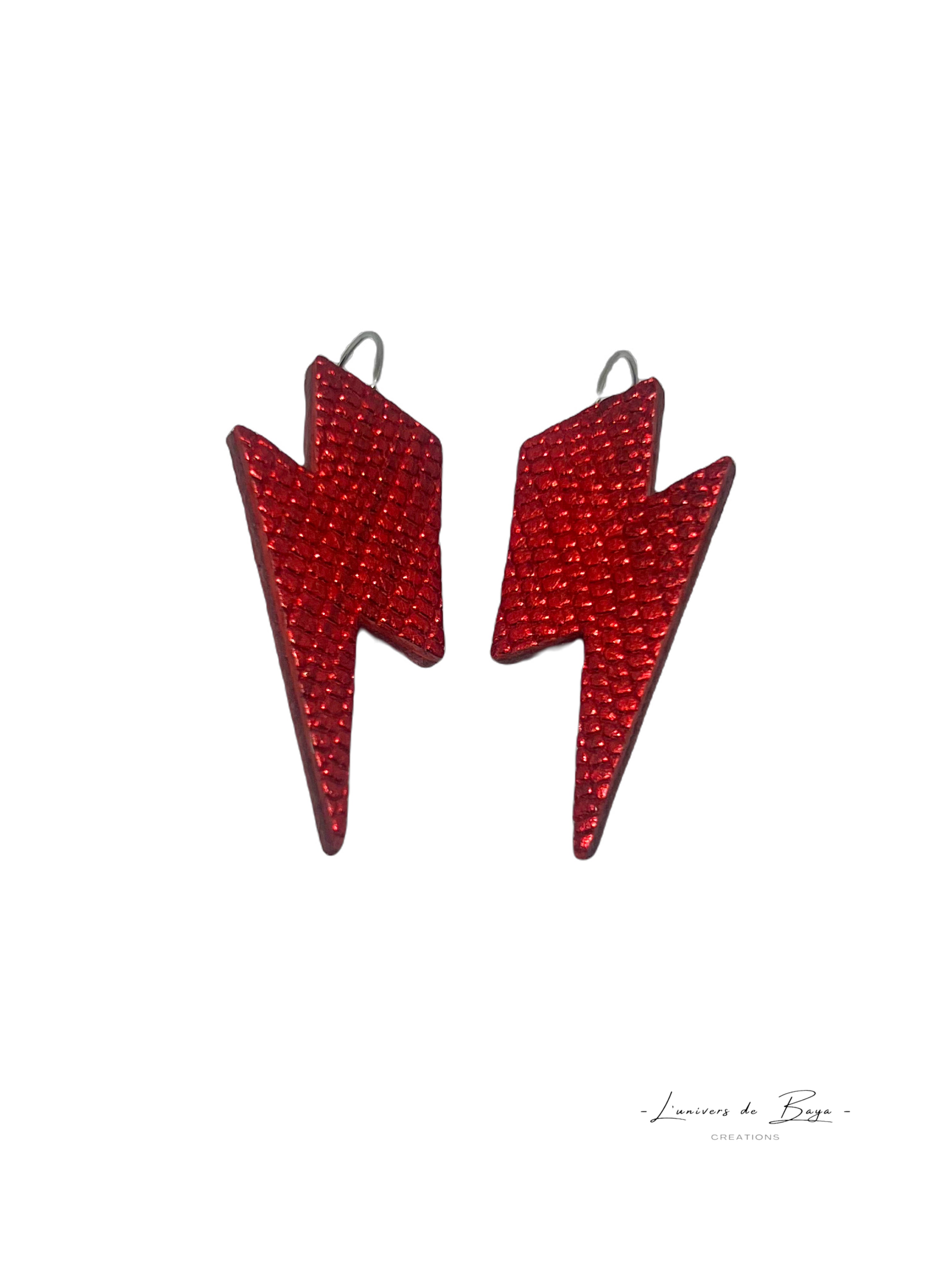 Boucles d’oreilles « coup de foudre»