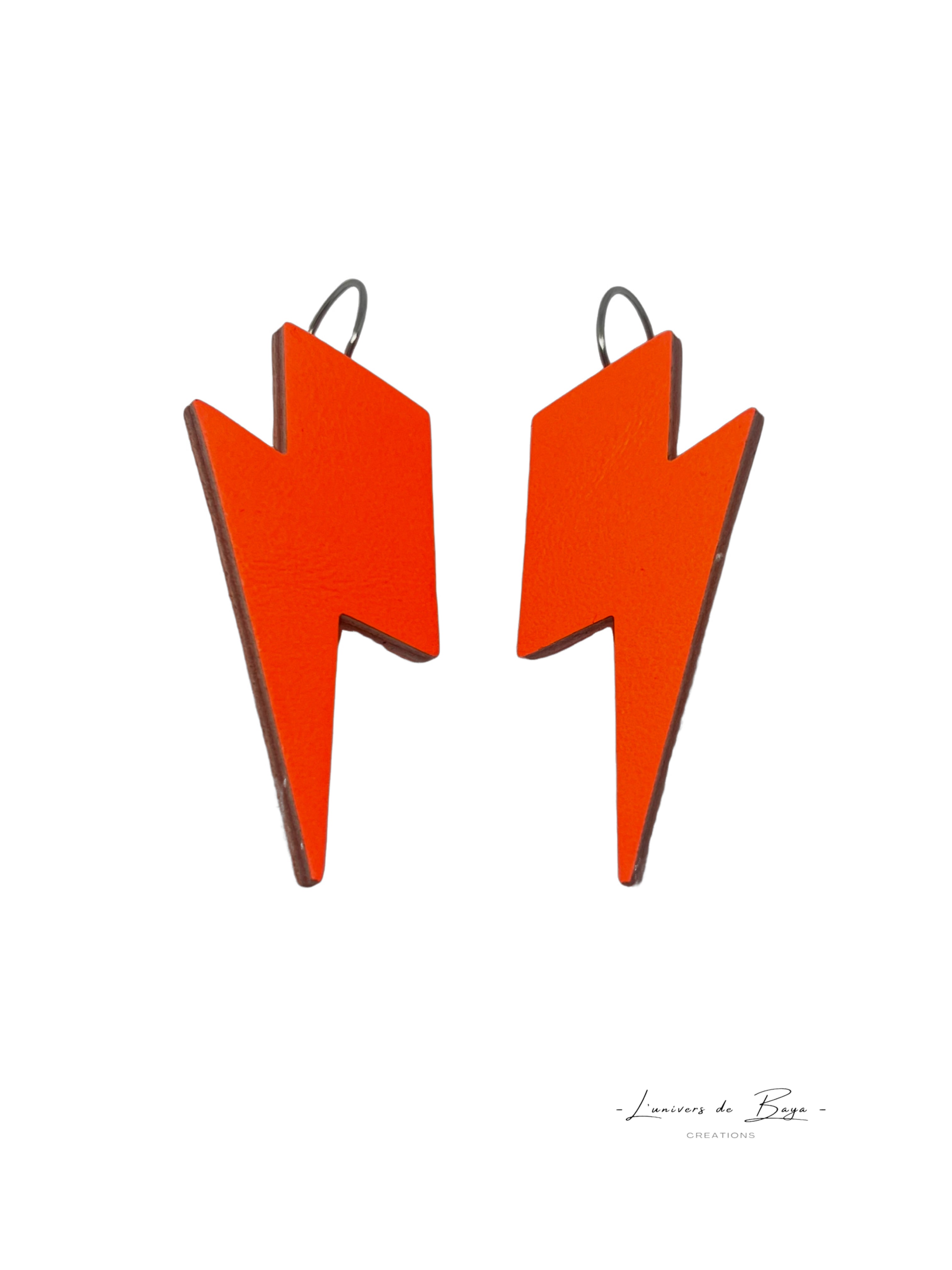 Boucles d’oreilles « coup de foudre»