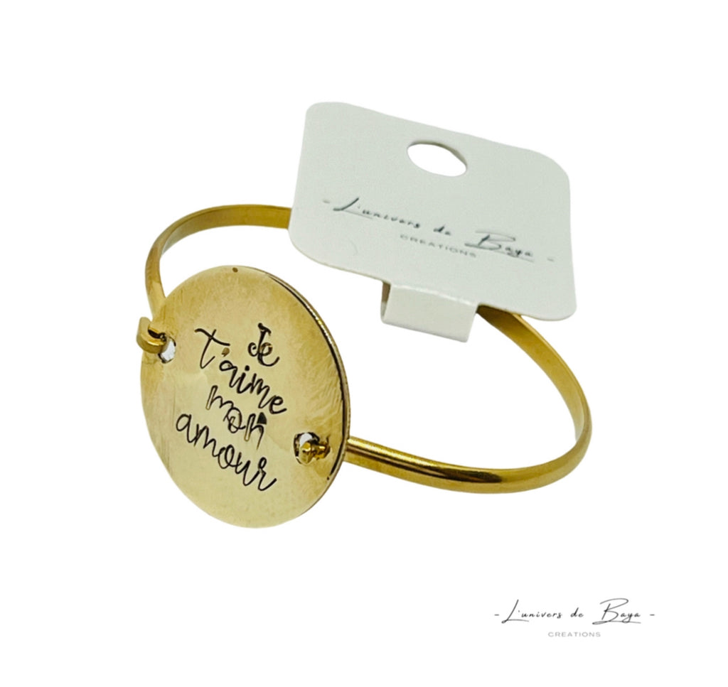 Bracelet Jonc doré