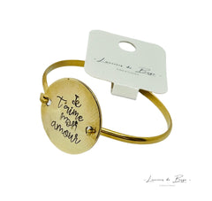 Bracelet Jonc doré