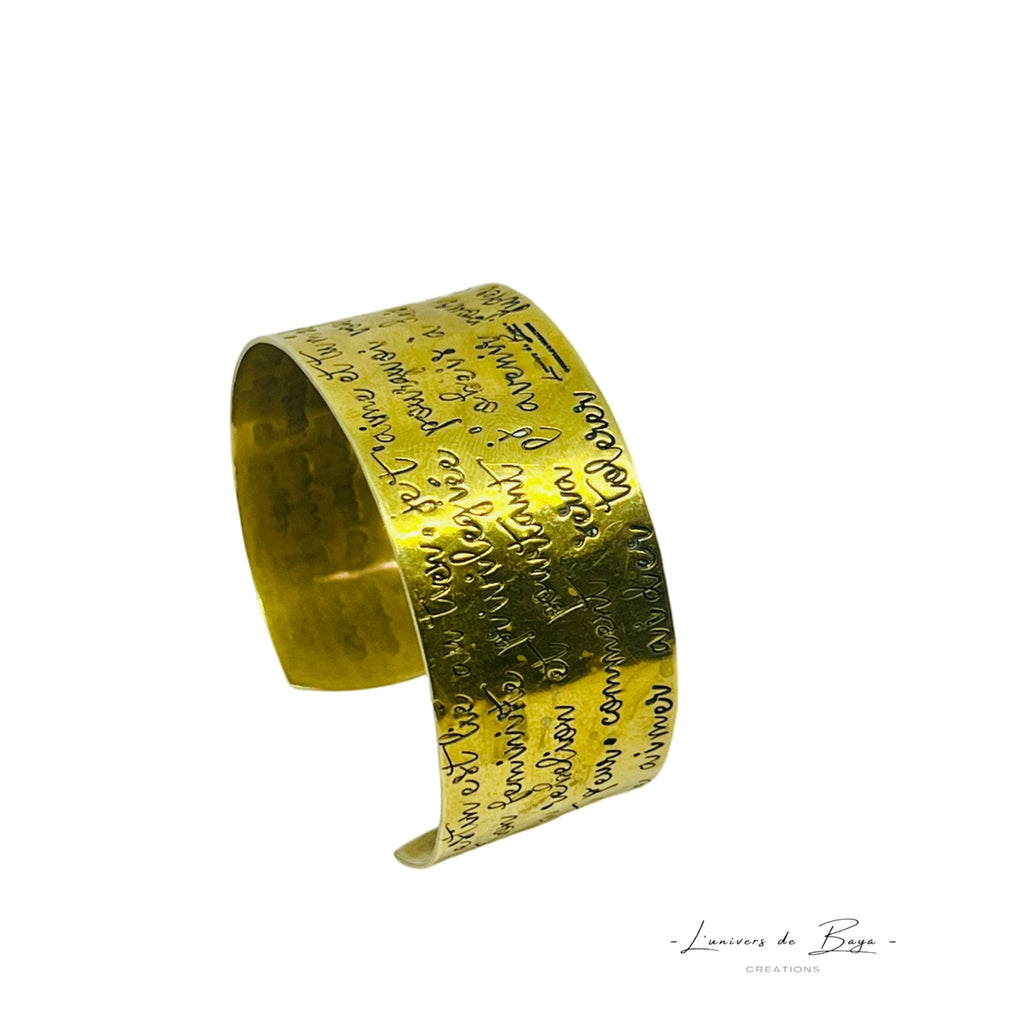 Bracelet « ma lettre d’amour »