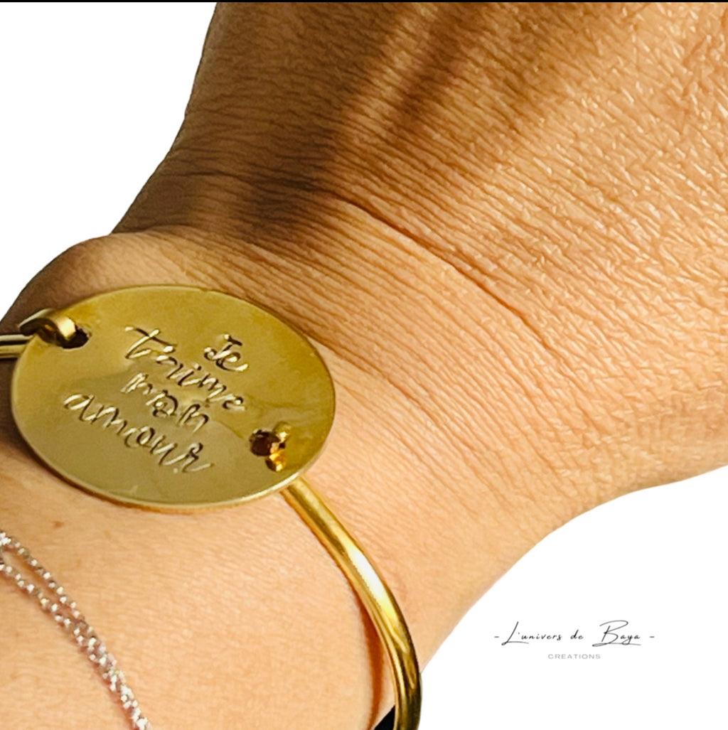 Bracelet Jonc doré