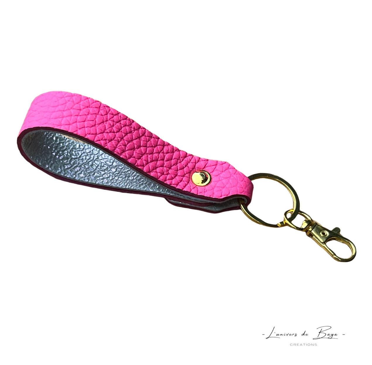 Porte clés en cuir