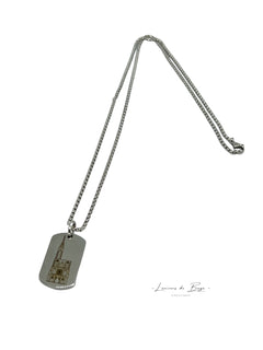 Chaine homme avec médaille personnalisable