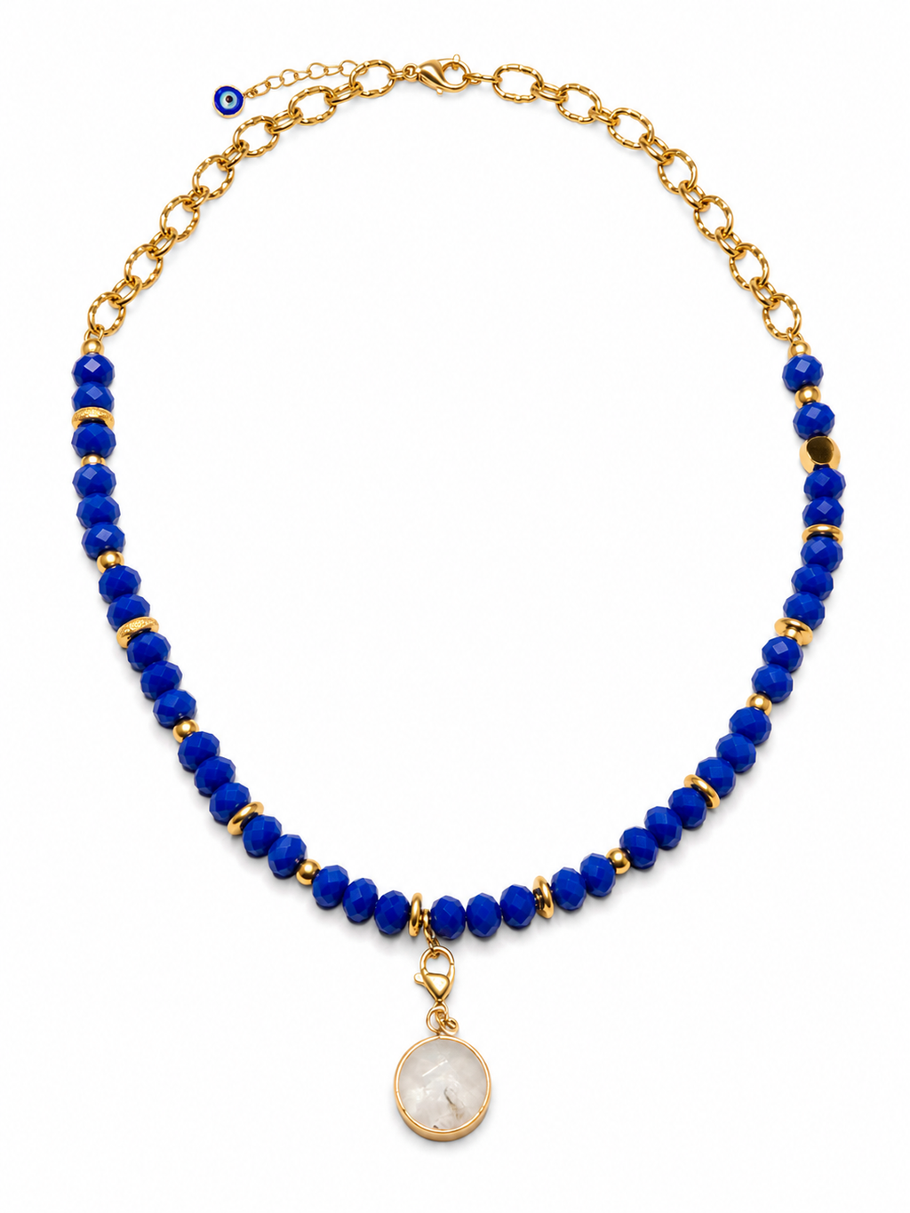 Collier Riviera bleu