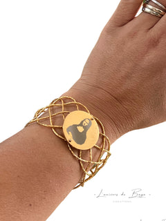 Bracelet manchette personnalisé