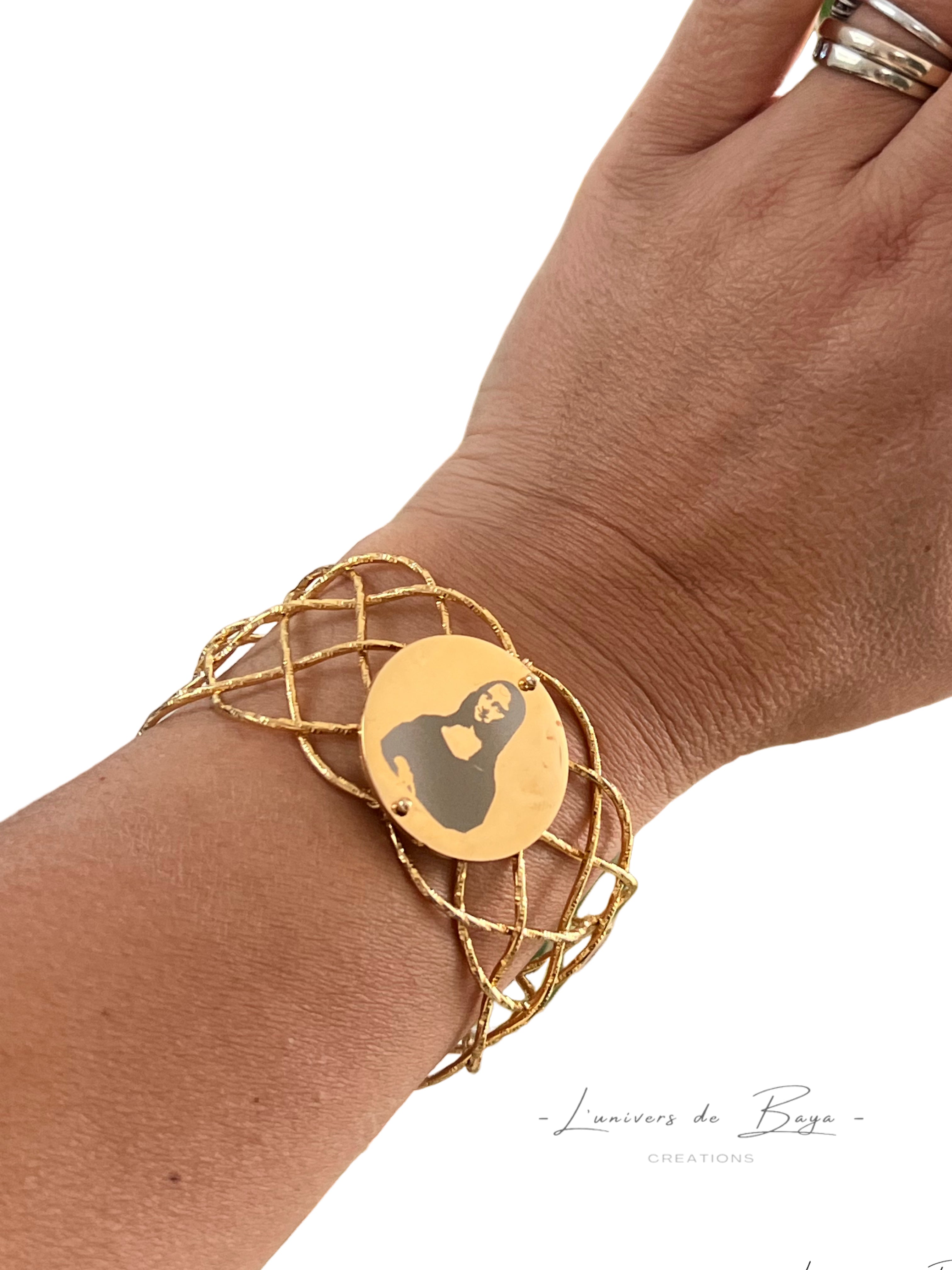 Bracelet manchette personnalisé