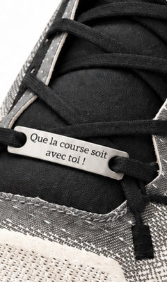 Shoes Tag personnalisable en acier inoxydable