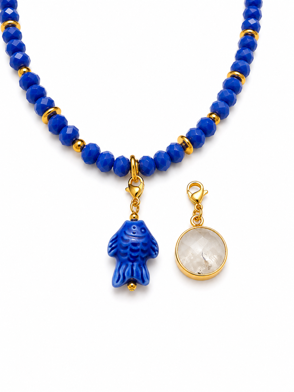 Collier Riviera bleu