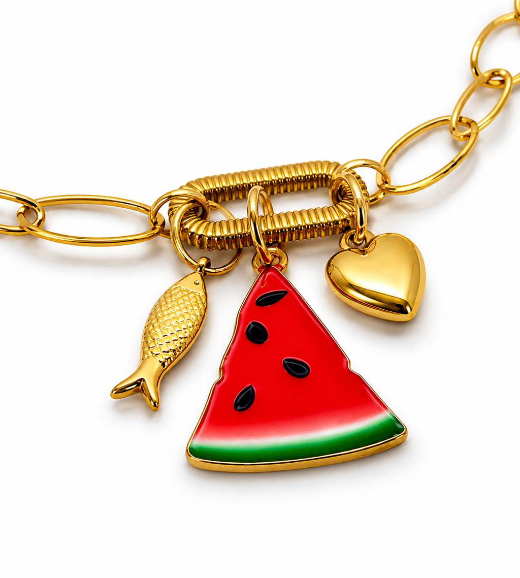 Collier Pastèque